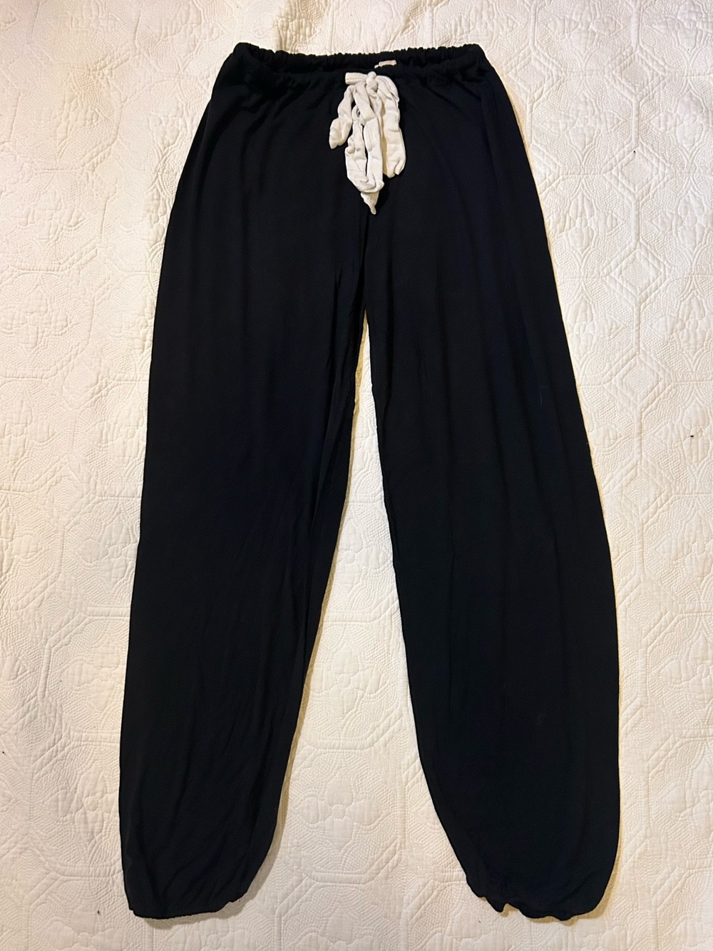 Eberjey Gisele TENCEL™ Modal Slouchy PJ Jogger Pants with White Drawstring